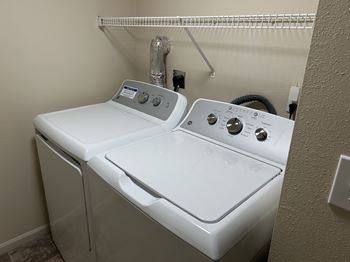 Full-size washer and dryer